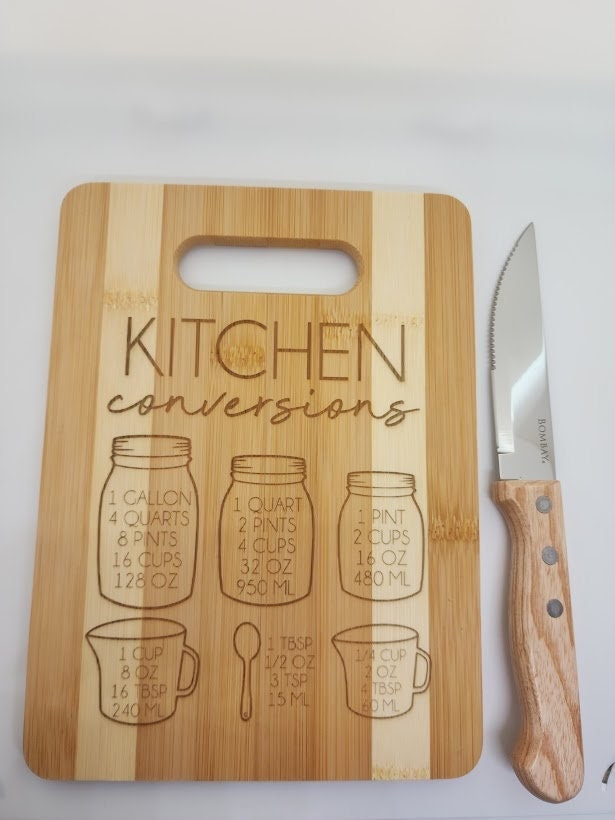 Kitchen Conversion Bamboo Cutting Board